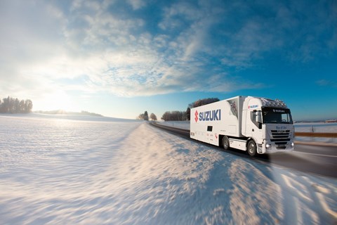 Der Suzuki Weihnachts-Truck kommt