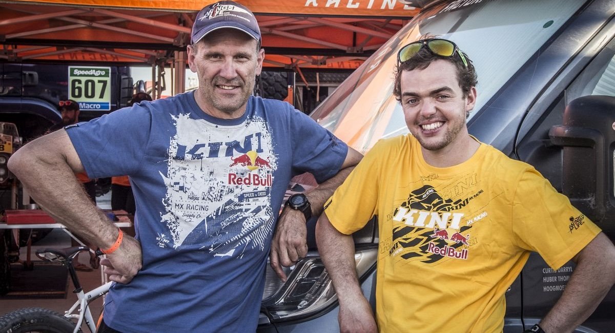 Finales Pressegespräch mit Walkner nach der Rally Dakar