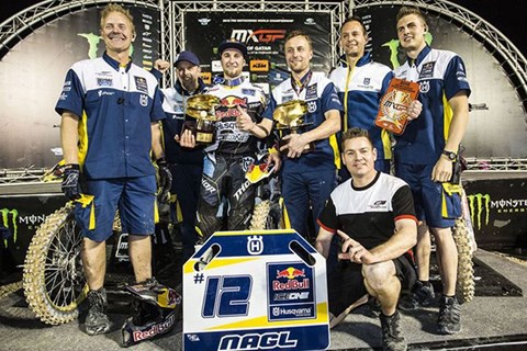 Max Nagl dominiert auf Husqvarna den MXGP Saisonauftakt