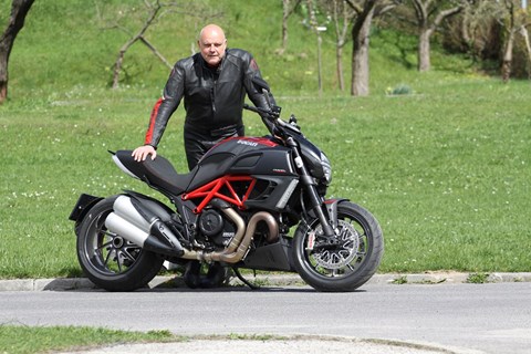 VIP Gast Wolfgang Böck auf der bike-austria