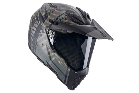 AGV Helm AX-8 Dual EVO "Grunge Matt" von XAJO