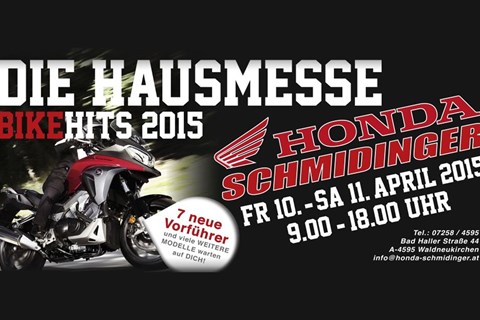 Die Hausmesse - Bikehits 2015 Freitag 10. bis Samstag 11. April