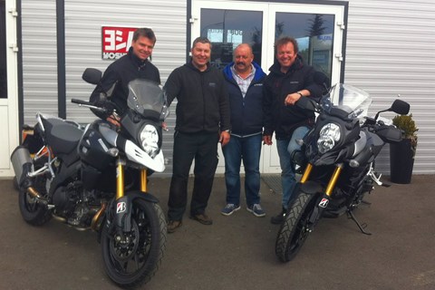 Suzuki V-Strom für Bridgestone Crew