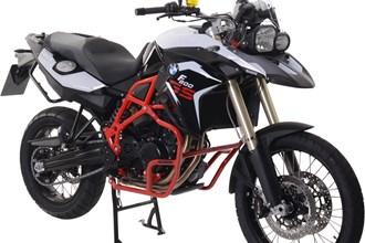 Wunderlichs F 800 GS-Sturzbügel perfektioniert roten Rahmen Wunderlichs F 800 GS-Sturzbügel perfektioniert roten Rahmen