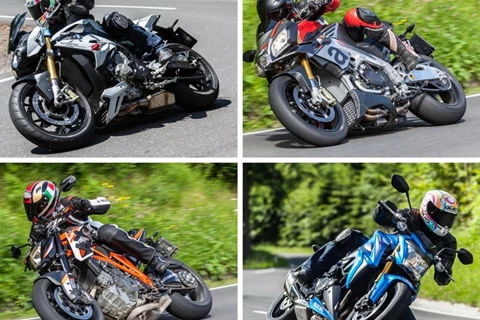 Nakedbike Vergleich 2015 - KTM BMW Suzuki Aprilia Nakedbike Vergleich 2015 - KTM BMW Suzuki Aprilia