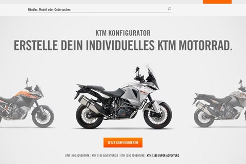 Neue KTM.com Webseite jetzt online
