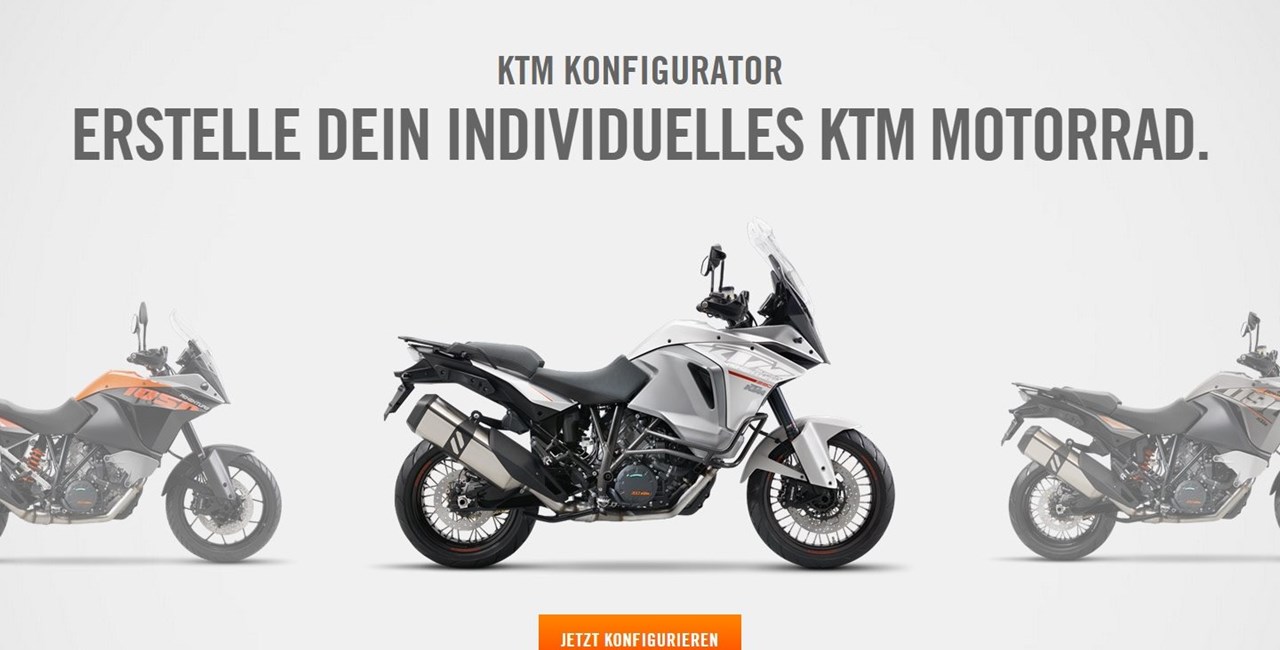 Neue KTM.com Webseite jetzt online