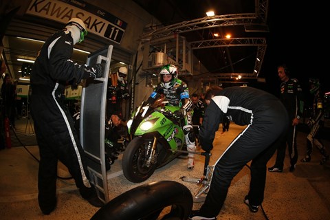 Kawasaki beim 8-Stunden-Rennen in Suzuka 2015 Kawasaki beim 8-Stunden-Rennen in Suzuka 2015