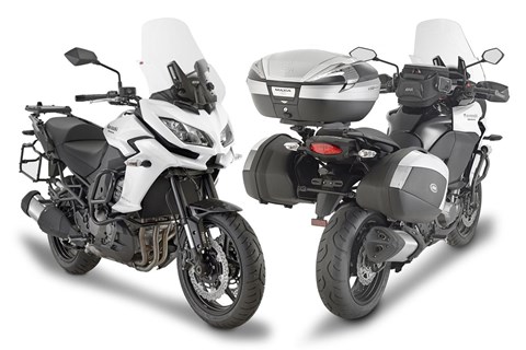 Neue Fahrzeugausstattung für Kawasaki Versys 1000 von GIVI