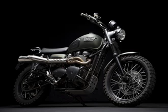 Triumph versteigert die Film-Scrambler aus „Jurassic World“ 2015 Triumph versteigert die Film-Scrambler aus „Jurassic World“ 2015