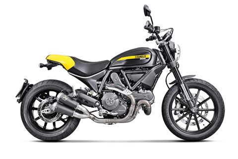 Akrapovič Auspuff für die Ducati Scrambler