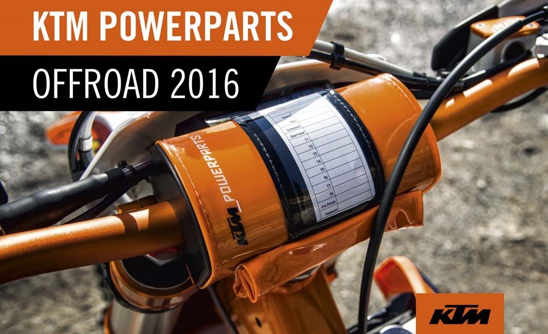 Neuer KTM Powerparts Offroad Katalog 2016