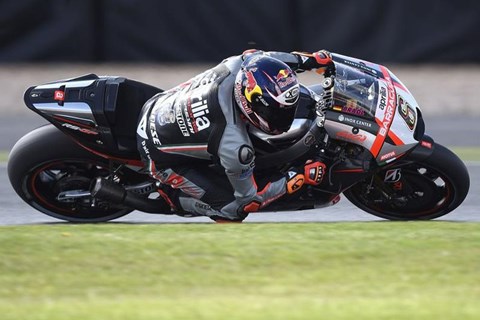 Stefan Brandl im Aprilia Racing Team in der MotoGP 2016