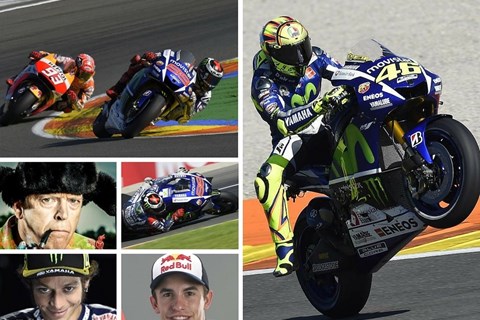 MotoGP Valencia Rossi vs. Marquez