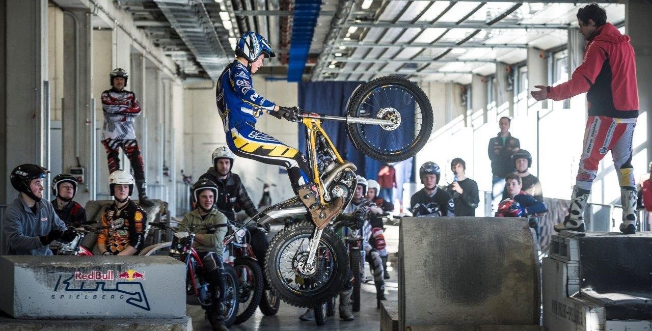Indoor-Trial am Red Bull Ring