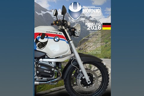 Neue Website und neuer Katalog für BMW Motorradzubehör von Hornig
