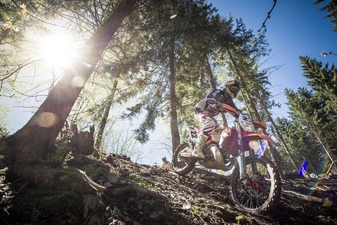 Enduro & Trial Action am Offroad Bike Track am Red Bull Ring
