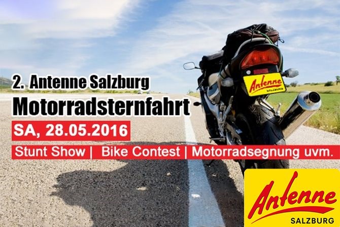 Die 2. Antenne Salzburg Motorradsternfahrt