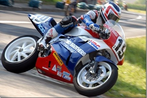 Freddie Spencer beim Oldtimer Grand Prix