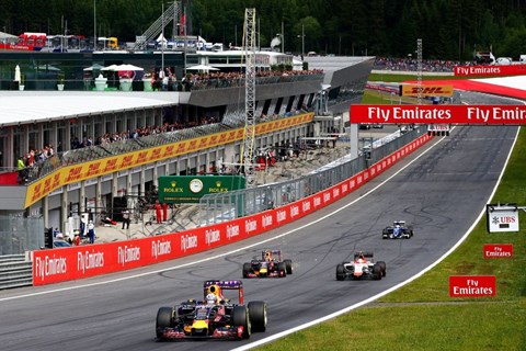 Formel-1-Spektakel 2016  in Spielberg