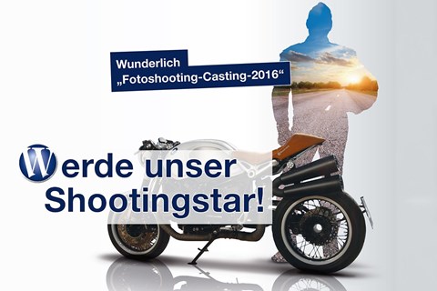 Zum Fotoshooting mit dem Wunderlich-Team