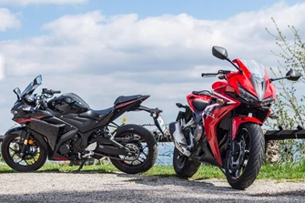 Honda CBR500R vs. Yamaha YZF-R3 Honda CBR500R vs. Yamaha YZF-R3