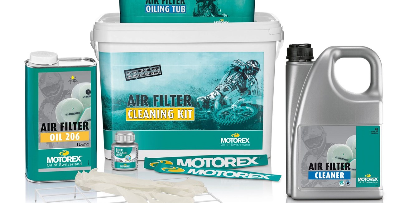 Relaunch der Motorex Produkte für die Wartung von Luftfiltern