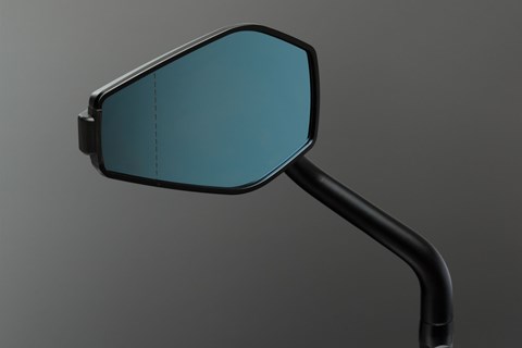 ABM Spiegel mit austauschbarem Kratzschutz  am Gehäuse