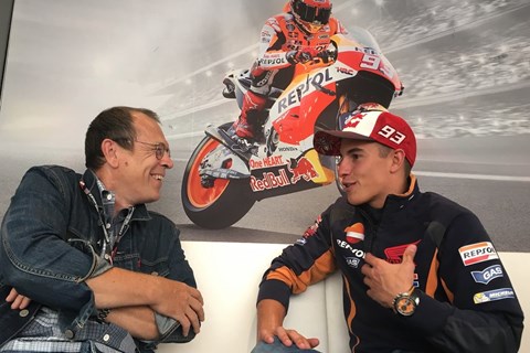 15 Minuten mit Marc Marquez exklusiv