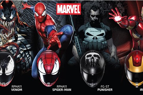 HJC Helme im Design der Marvel-Helden 2016