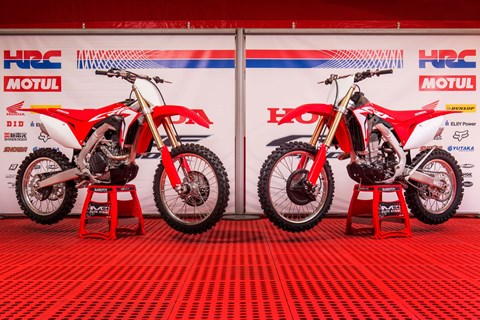 Honda CRF450R und CRF450RX 2017 live