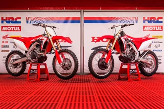Honda CRF450R und CRF450RX 2017 live Honda CRF450R und CRF450RX 2017 live