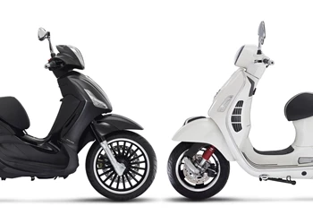 Vespa GTS 300ie Super vs Piaggio Beverly 300ie Police Vespa GTS 300ie Super vs Piaggio Beverly 300ie Police