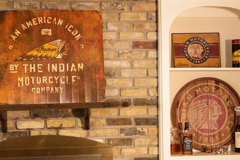 Indian Deko für Garage und Wohnzimmer