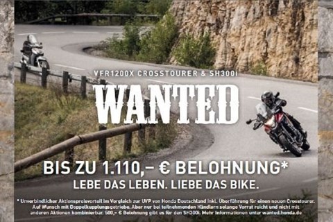 Honda „Wanted Modelle“ 2017