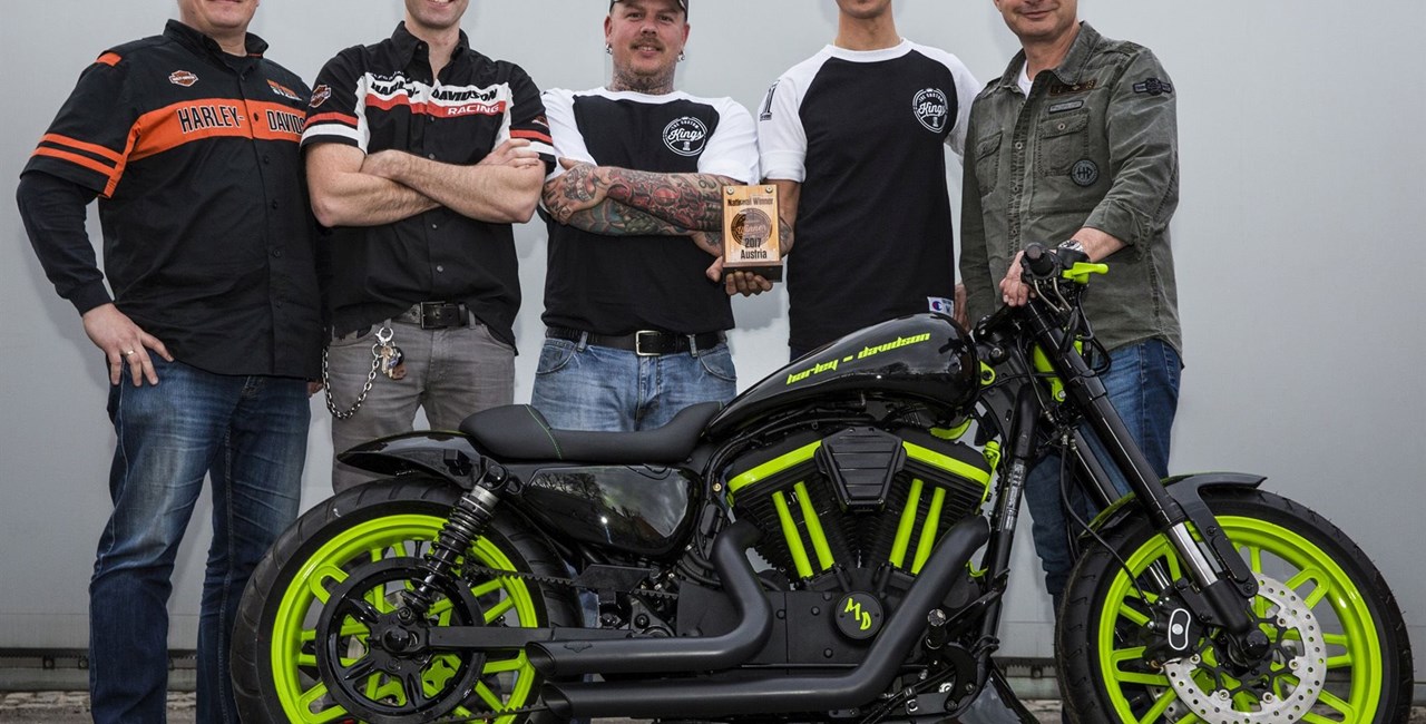 Harley-Davidson Linz wurde  zum österr. „Custom King“ gekrönt
