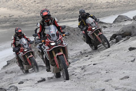 Honda Africa Twin auf fast 6000 m