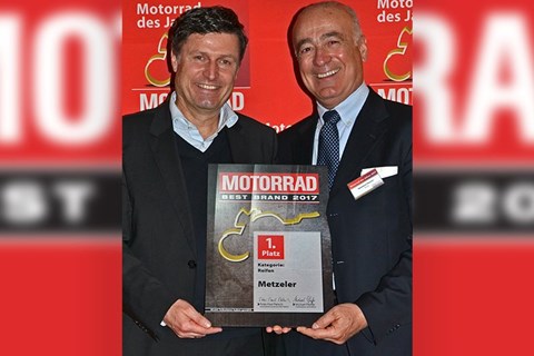 Best Brand: METZELER wird zum siebten Mal auf Platz eins gewählt