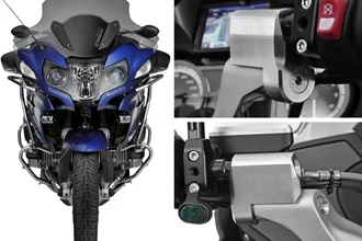 Lenkererhöhung für die BMW R 1200 RT LC von Wunderlich Lenkererhöhung für die BMW R 1200 RT LC von Wunderlich