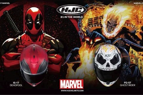 Neu in der HJC MARVEL Kollektion: DEADPOOL & GHOST RIDER