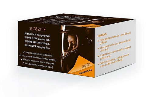 Klare Sicht und sauberes Motorrad