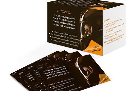 Screen!x Visierklar – das etwas andere Visierreinigungstuch