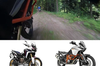 Honda Africa Twin vs KTM 1090 Adventure R Honda Africa Twin vs KTM 1090 Adventure R
