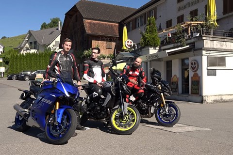 Yamaha YZF-R6, MT-09 und MT-10 SP 2017 im Vergleich Yamaha YZF-R6, MT-09 und MT-10 SP 2017 im Vergleich