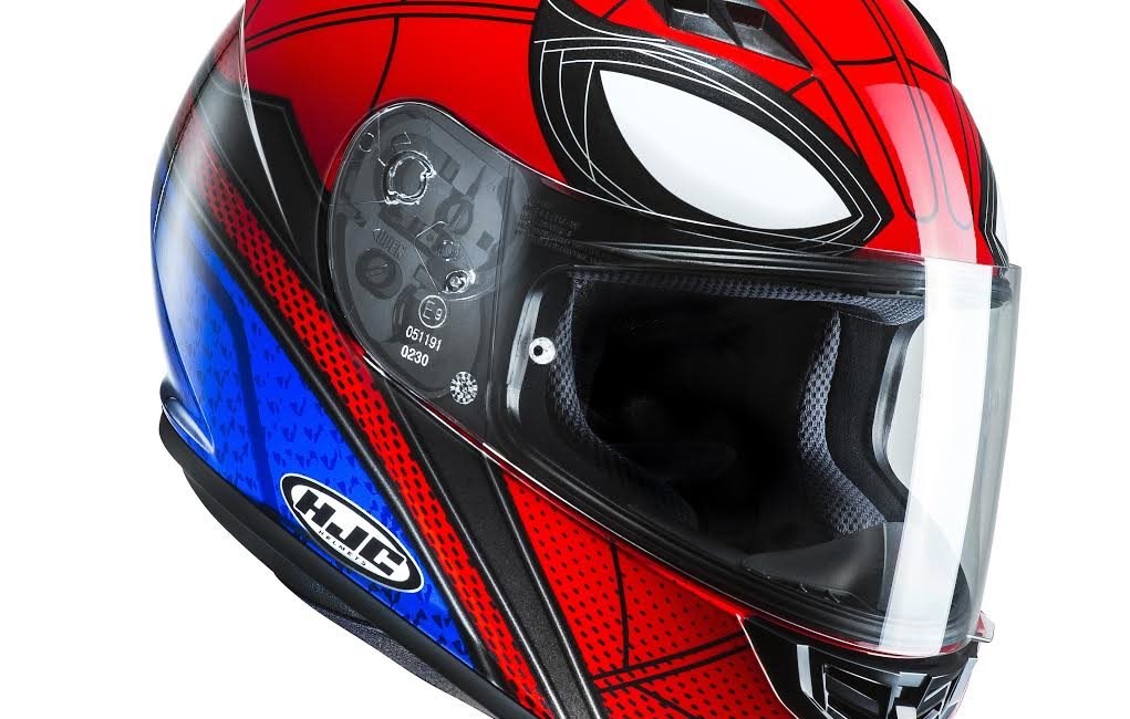 Neuer Spiderman-Helm von HJC
