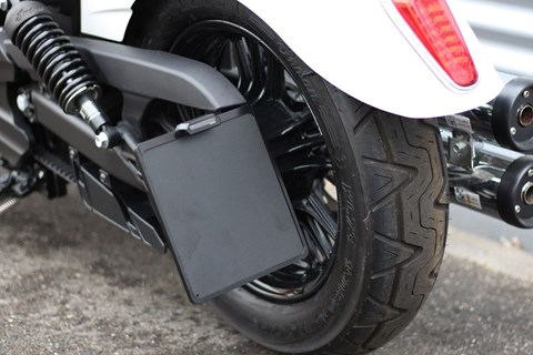 Seitlicher Kennzeichenhalter - jetzt auch für Indian Scout