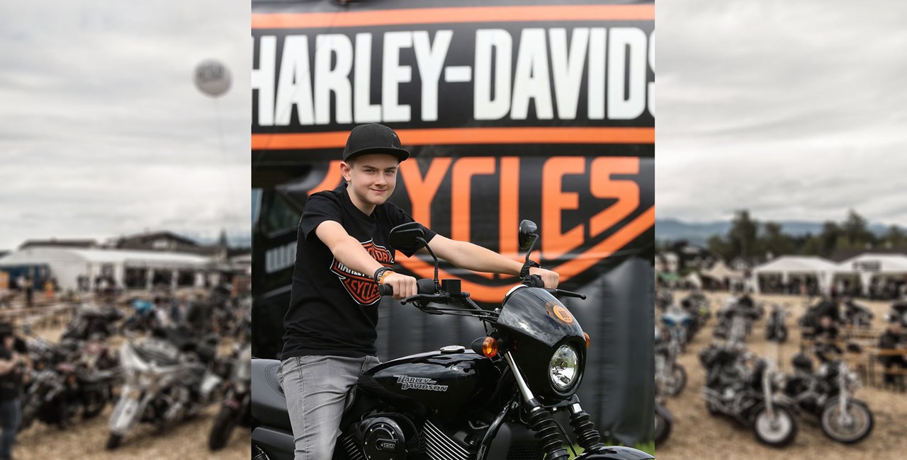 12-jähriger gewinnt Harley-Davidson Street 750