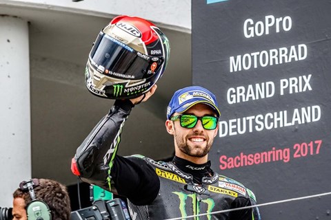 Drei deutsche Motorrad-Grand-Prix Fahrer 2018 mit HJC Helmen
