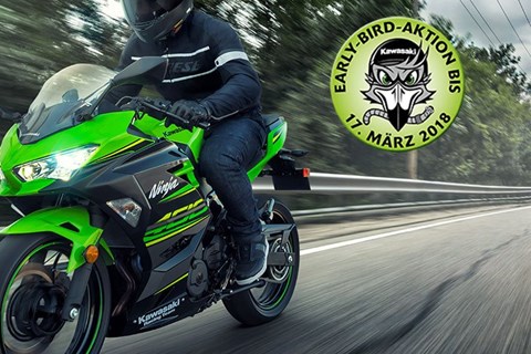 Early-Bird-Aktion von Kawasaki: 4 Jahre Kawasaki-Garantie