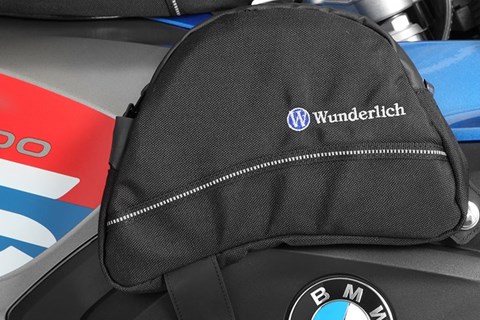 Neue Tank-Seitentaschen für die GS von Wunderlich